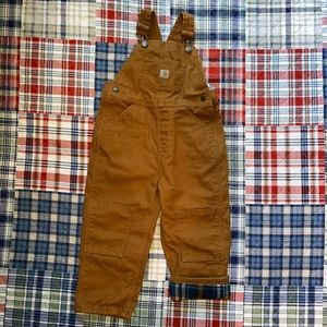 Carhartt fleece lined overalls